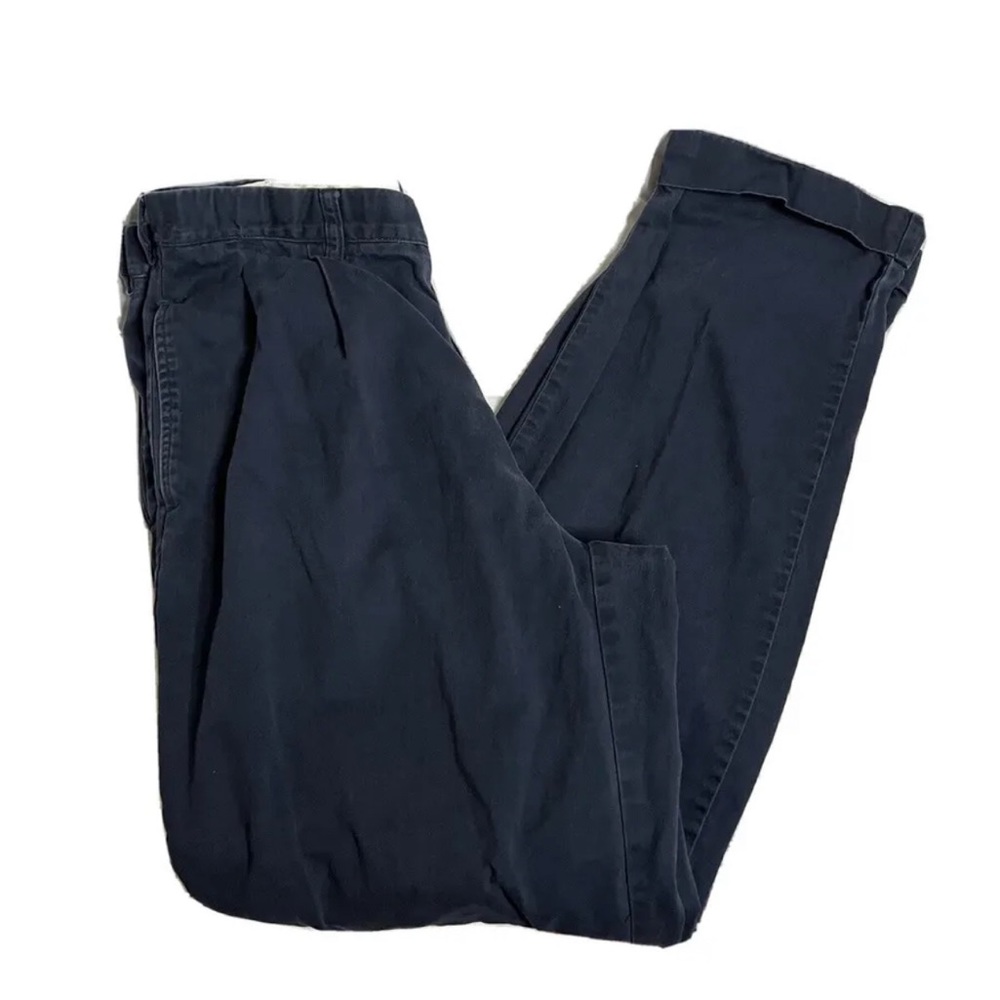 Polo Ralph Lauren Hammond Pants Mens 34x34 (34x34 Dark Blue Pleated